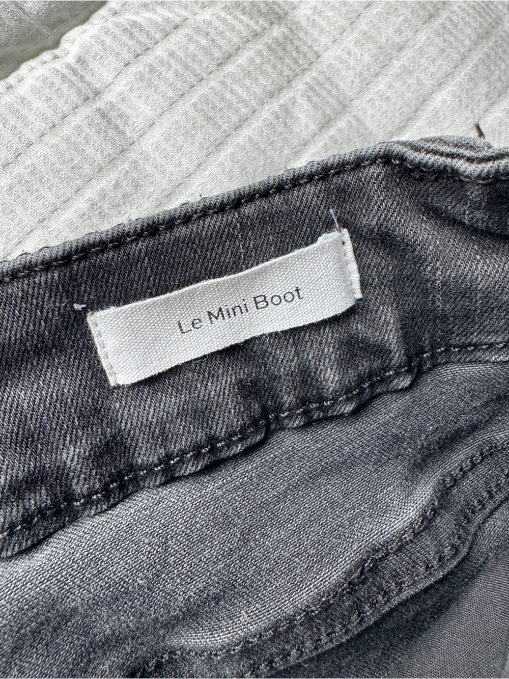 Frame le mini boot high waisted grey jeans size 29 - Picture 7 of 8